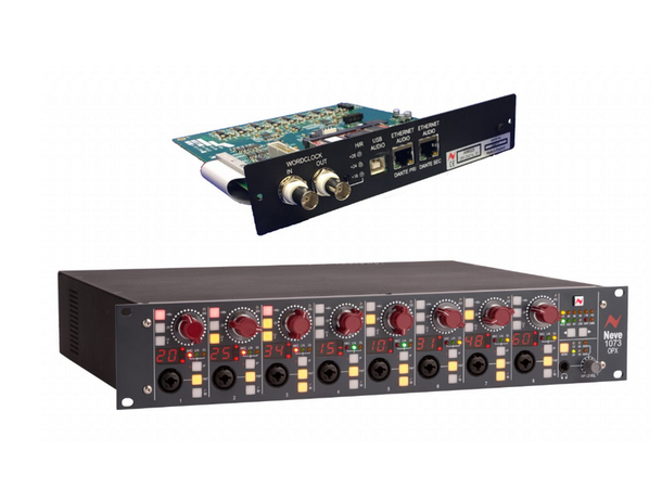 AMS NEVE 1073OPX digital  bundle m/Dante Micpre 8 ch med Digital I/O 