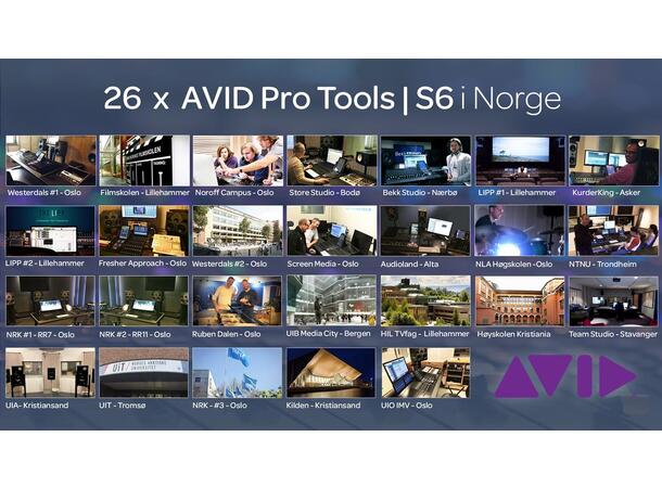AVID  S6 Kontroller System M40, 8-64 kanaler, 3-11 fot varianter 