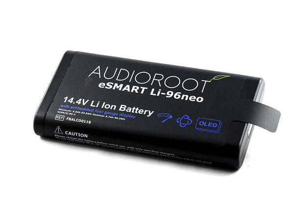 Audioroot 14.4V 96Wh neo Smart lithium battery with OLED