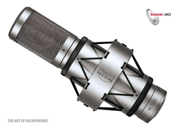 Brauner VM1 Pure Cardioid Høykvalitets stormembran rørmikrofon 