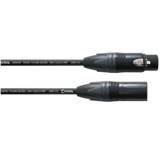 Cordial XLR Kabel F-M  2m 110ohm 3-pin for DMX og AES/EBU, CDMX 234