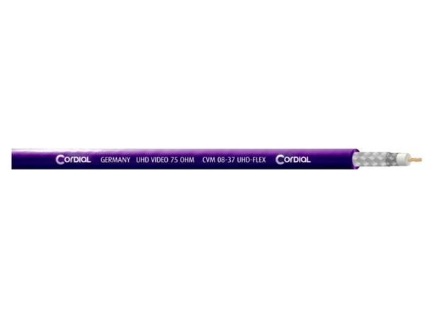 Cordial m Kabel UHD 4K, 3G-SDI, HD-SDI High Performance Coax, (max 100m tommel) 