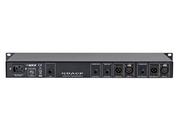 Grace Design m103 Channel Strip Channel Strip High Fidelity 