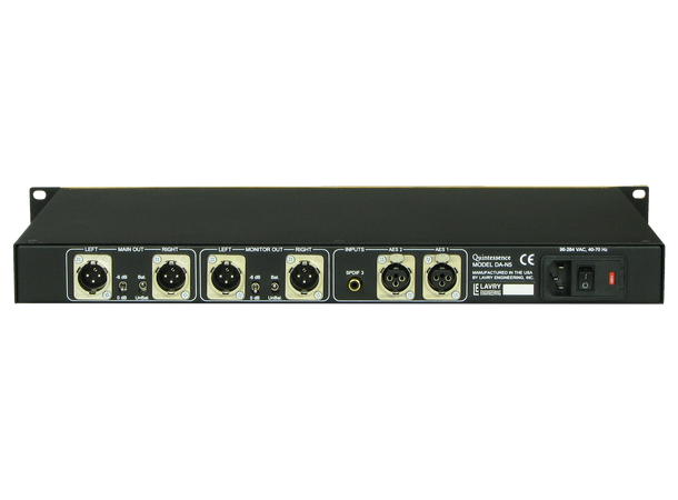Lavry Quintessence DAC & Monitor Control High Fidelity Converter - AES-Analog