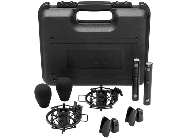 Warm Audio WA84-C Black - Stereo Kit WA84 Matched pair stereo kit 