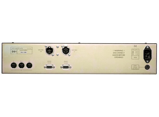 Weiss DS1-MK3 Compressor/De-Esser/Limiter, 96 kHz 