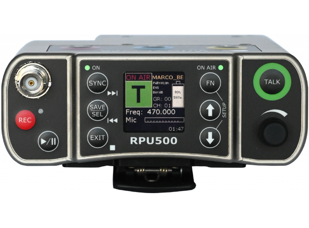 Wisycom RPU500 High-power Full-duplex Reporter Portable