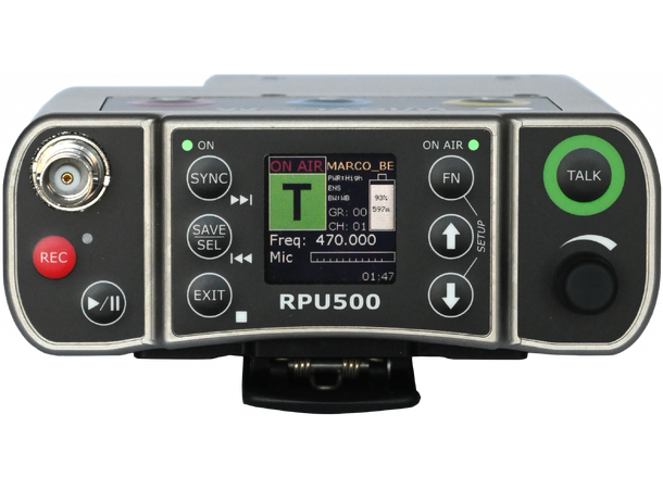 Wisycom RPU500 High-power Full-duplex Reporter Portable 