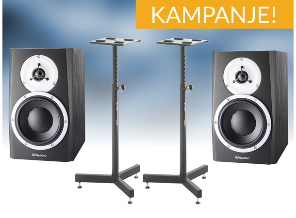 Dynaudio Pro BM5mkIII - Stativbundle Monitorpakke med stativer 