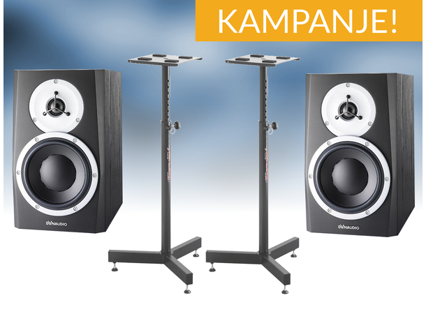 Dynaudio Pro BM5mkIII - Stativbundle Monitorpakke med stativer