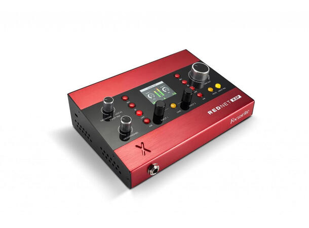 Focusrite RedNet X2P 2 x mic, linje/hodetlf ut, PoE 
