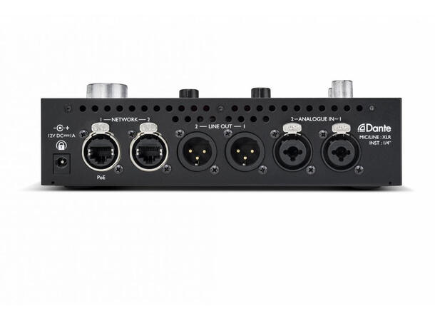 Focusrite RedNet X2P 2 x mic, linje/hodetlf ut, PoE 