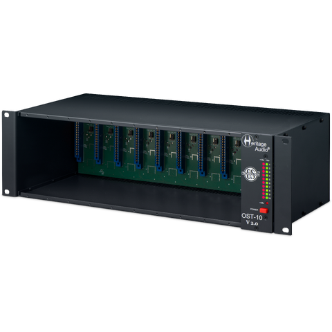 Heritage Audio OST10 V2 500-Rack 10-slot 500 Serie rack, 10 slot, Link