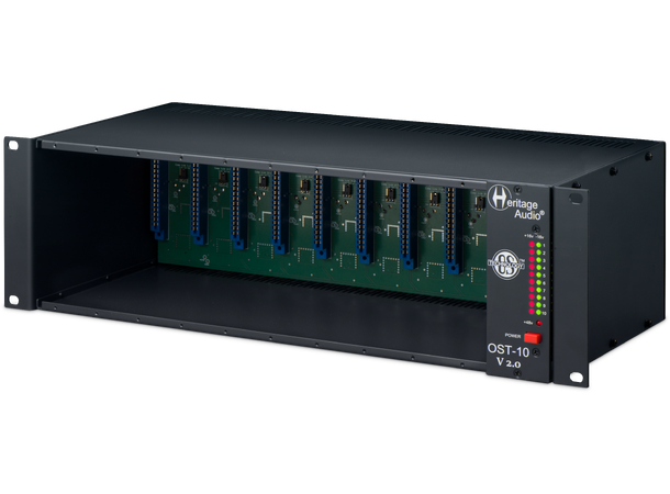 Heritage Audio OST10 V2 500-Rack 10-slot 500 Serie rack, 10 slot, Link 