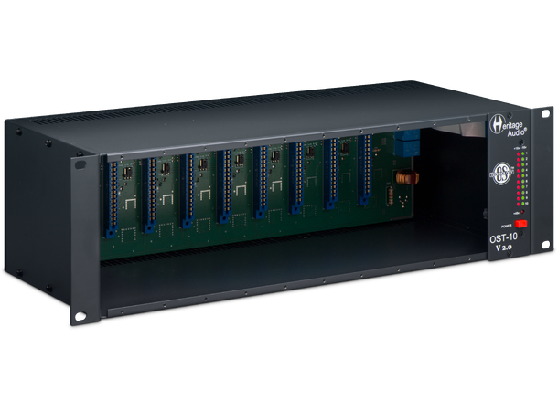 Heritage Audio OST10 V2 500-Rack 10-slot 500 Serie rack, 10 slot, Link 