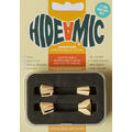 Hide-a-mic for DPA 4060/4061/4071 4 different holders in case, Beige