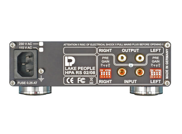 Lake People HPA RS 02 2-Channel headphone amp