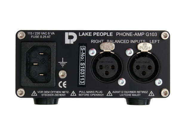 Lake People Phone-Amp G103-P headphone preamp, bal. input