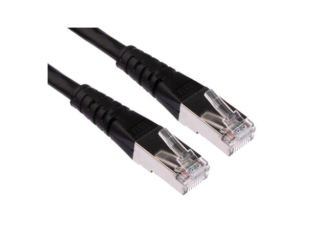 Livemix CAT6-kabel, 1 fot SHIELDED CAT6 CABLE, BLACK 