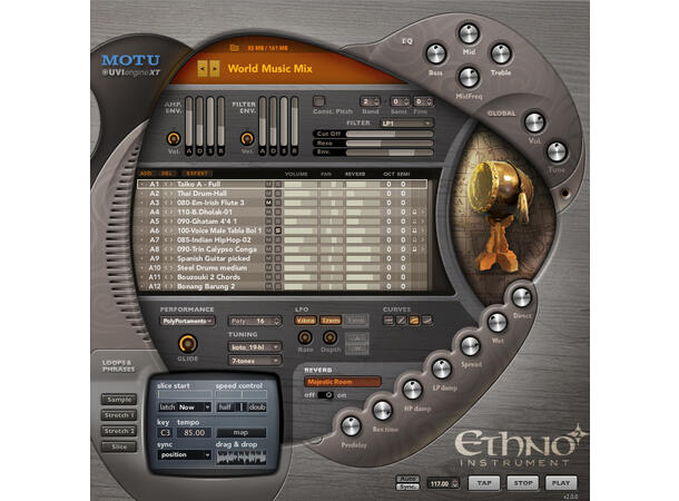 MOTU Ethno 2 Instrument Etniske instrumenter + world music loops 