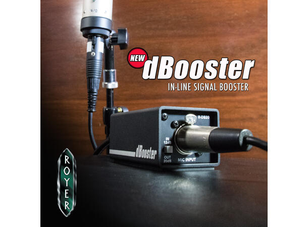 Royer Labs dBooster R-DB20 48V Signal booster og imp. buffer 