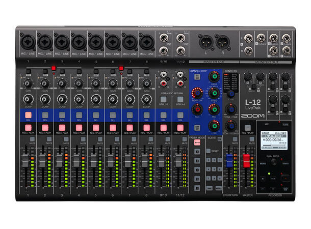 Zoom Livetrak L-12 LiveTrak - Digital Mixer and Recorder 