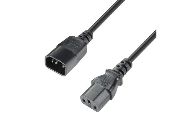 AH Extension Cable C13 - C14 0,5 m apparatkabel han-hun 