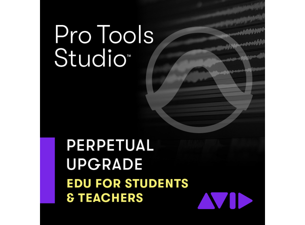 AVID Pro Tools STUDIO UPGRADE STUDENT 1 års Fornyelse for PT12 eller nyere EDU