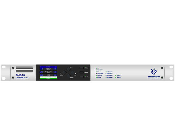 Brainstorm DXD-16 Univeral Clock PTP Grandmaster, GPS, ReferenceGenerator