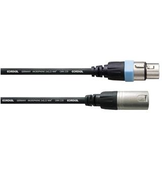 Cordial XLR kabel F-M   VELG LENGDE INTRO Mikrofonkabel XLR F til XLR M