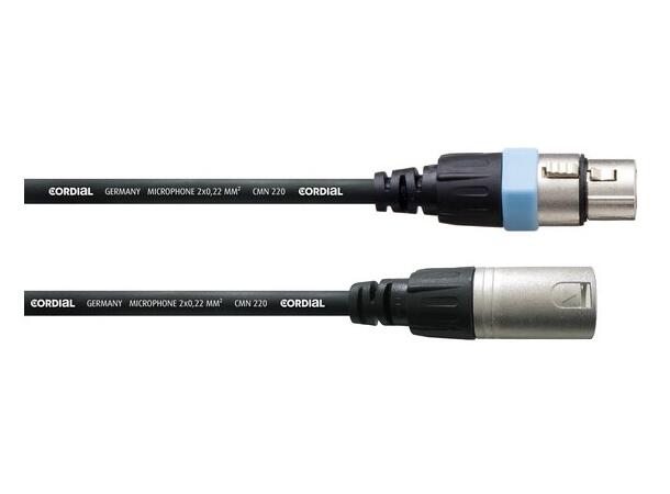 Cordial XLR kabel F-M   VELG LENGDE INTRO Mikrofonkabel XLR F til XLR M 
