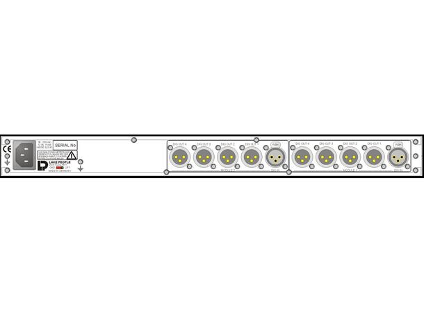 Lake People DIGI-TOOL F611 2 x 1 in 4 AES/EBU splitter 