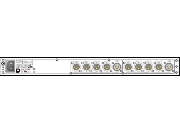 Lake People DIGI-TOOL F611 2 x 1 in 4 AES/EBU splitter