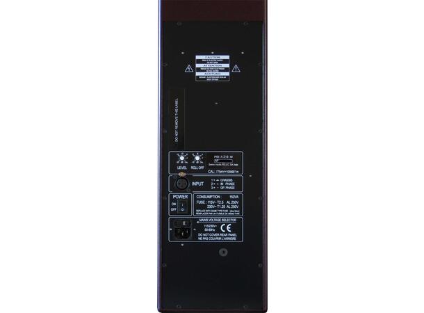PSI Audio A215-M Mastering Monitor (rød) Aktive mastering monitorSPL 111/106 dB 