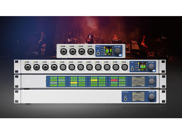 RME 12Mic Remote Mic. Preamp Mikrofonforsterker med AVB MILAN og MADI 
