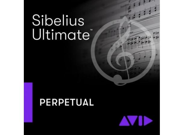 Sibelius Ultimate Perpetual License Inkl 1 år med oppgraderinger 