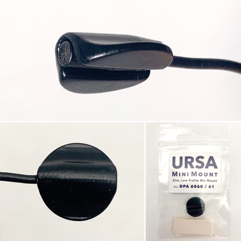 URSA MiniMount Circular For DPA 6060 15mm Diameter - Black