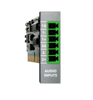 Xilica Solaro PC-2ML-I 2chMic/Line Input Plug-in card w/sel.mic,gain,line,ph.pwr