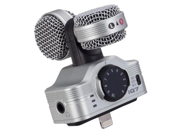 Zoom iQ-7 mid-side mikrofon iphone/ipad til iPhone5/6, iPad, iPod Touch