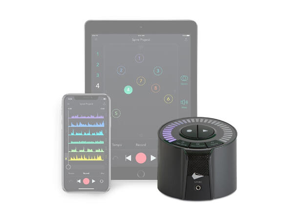 iZotope Spire Studio opptaker Bærbar lydopptaker m/oppladbart batteri 