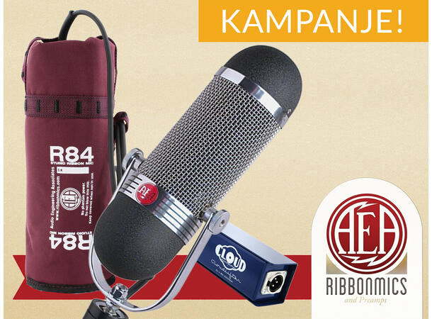 AEA R84 BUNDLE med Cloudlifter CL1 Super pakkeløsning med R84 og CL1