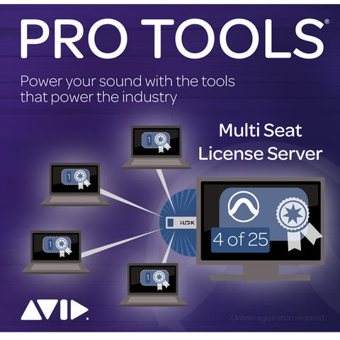 AVID Pro Tools MULTISEAT Server NEW Pro Tools Multiseat License Server NY