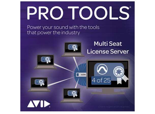 AVID Pro Tools MULTISEAT Server NEW Pro Tools Multiseat License Server NY