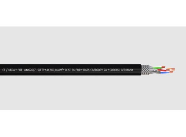 Cordial CAT 7A kabel M-M  5m ENCORE fleksibel med flettet skjerm 