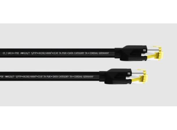 Cordial CCAT7A PUR kabel RJ45 - 5m Data/Ethernet CAT7A S/FTP - AWG 26/7 