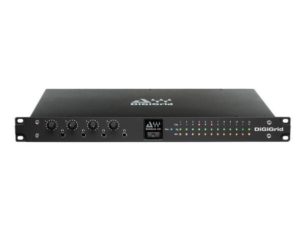 DiGiGrid IOX Lydkort 24-Bit/192kHz,12 mic.pre. 4 hodetelefon 