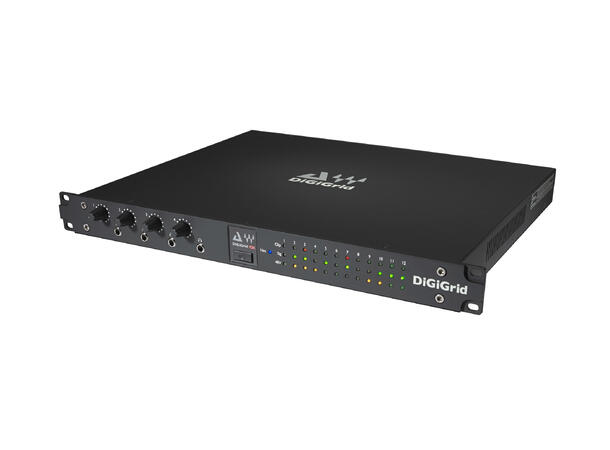 DiGiGrid IOX Lydkort 24-Bit/192kHz,12 mic.pre. 4 hodetelefon 