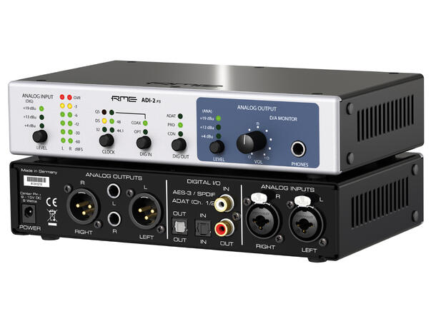 RME ADI-2 FS ADDA Konverter 2x Analog IO + Adat og SPDIF(AES)