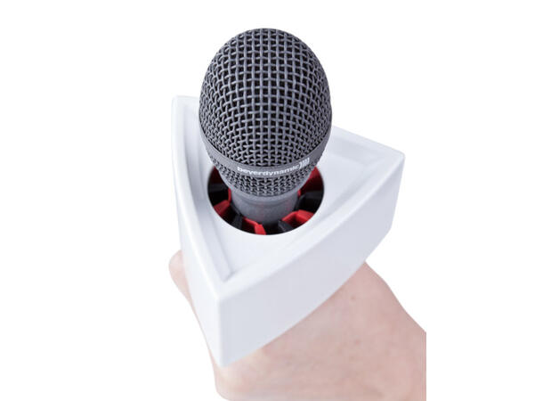 RYCOTE Microphone Flag Triangular White Logo holder til mikrofon