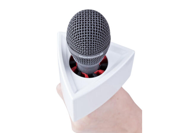 RYCOTE Microphone Flag Triangular White Logo holder til mikrofon 